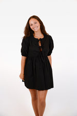 Black Dress with Bows