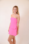 Strapless Bubble Gum Skort Dress