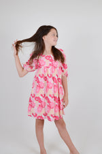 Pink Flower Power Dress