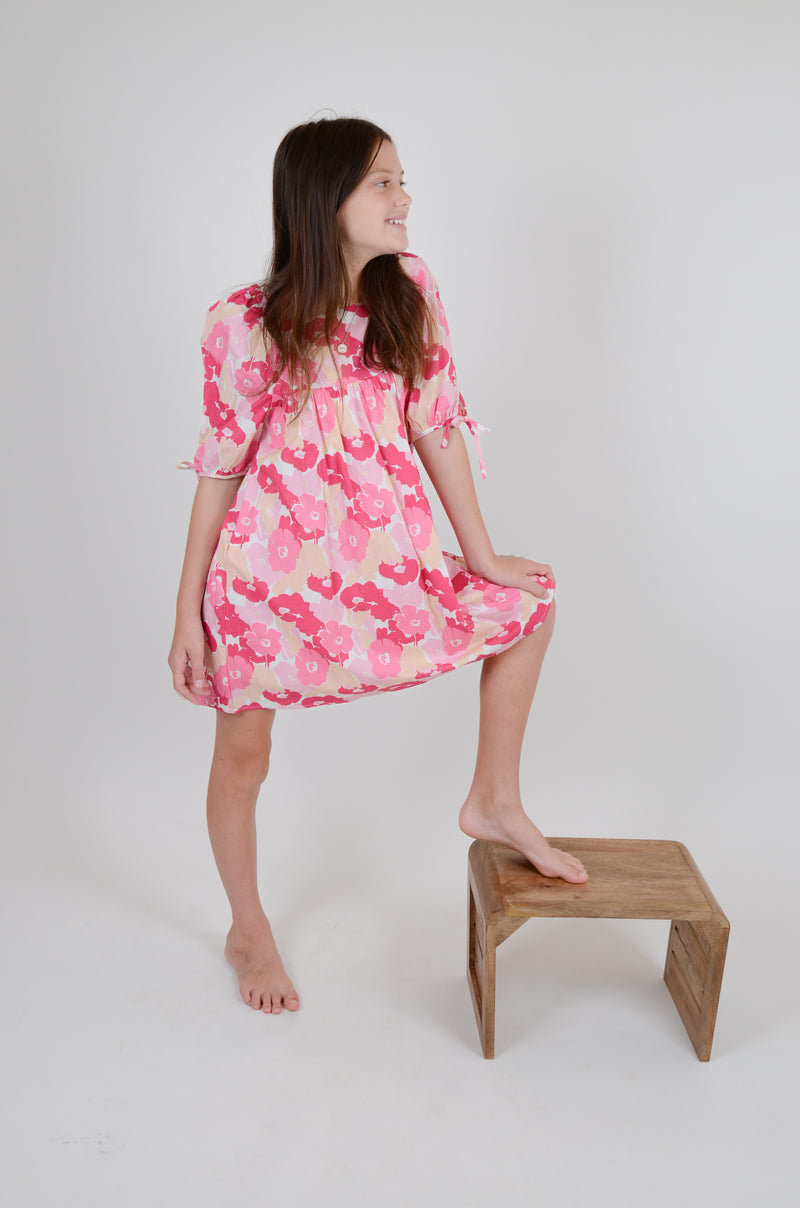 Pink Flower Power Dress