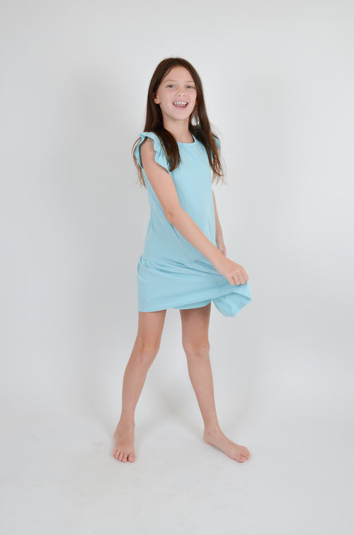 Blue Cotton Dress