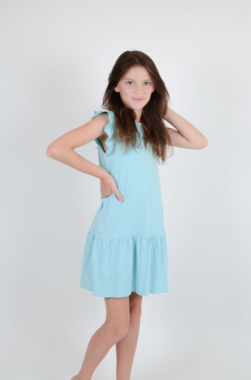 Blue Cotton Dress