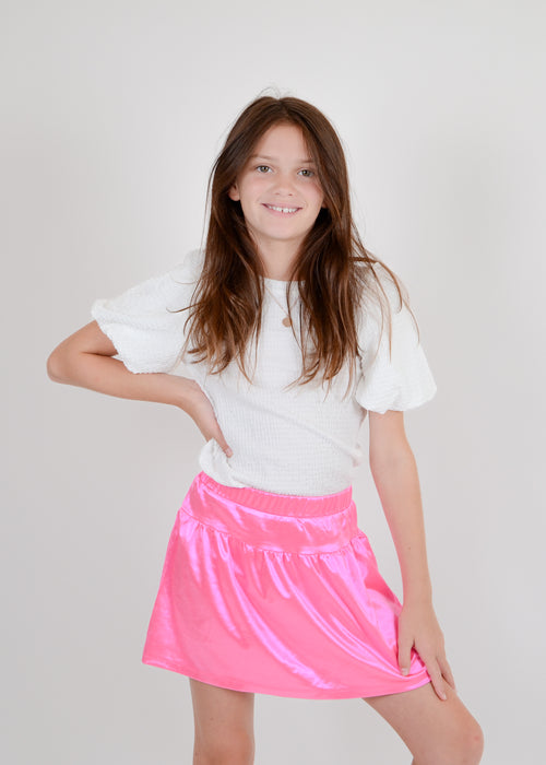 Pink Shine Skort