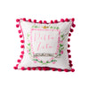 Greek Pom Pom Pillow