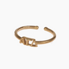 Greek Letter Adjustable Ring