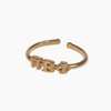 Greek Letter Adjustable Ring