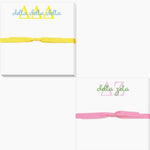 Sorority Greek Doodle Script Notepad