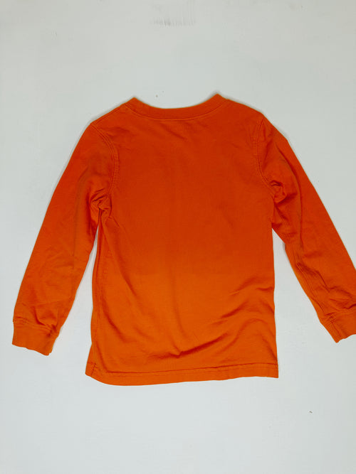 Orange (4Y) Football Tee