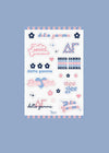 Sorority Sticker Sheet