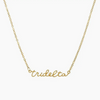 Sorority Script Necklace