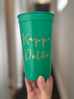 Greek Script Cups