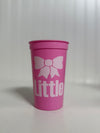 Pink LITTLE Cup with Bow