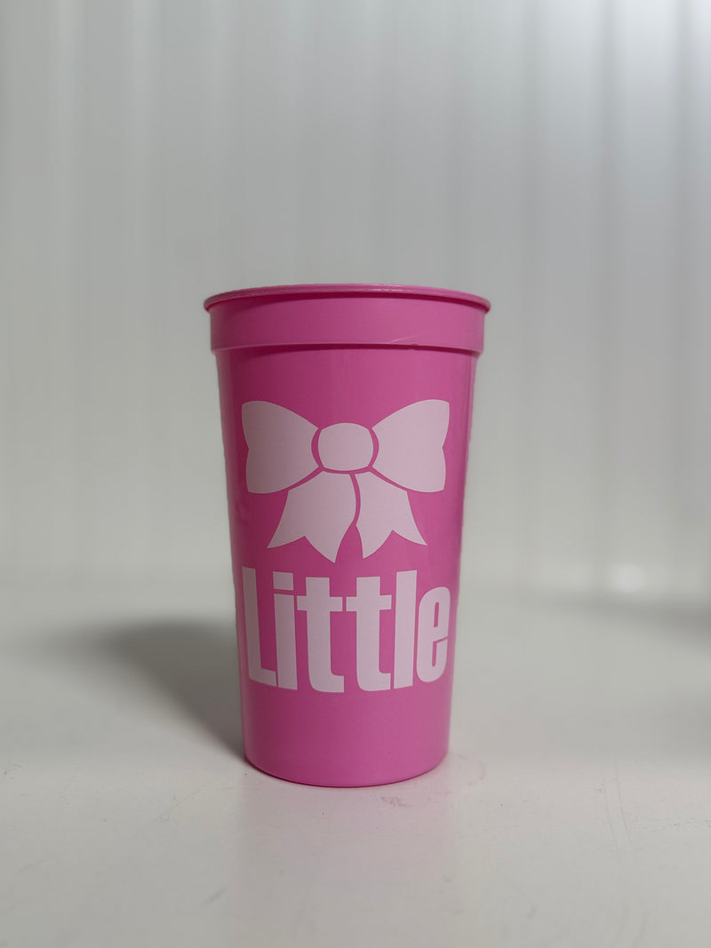 Pink LITTLE Cup with Bow