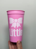Pink LITTLE Cup with Bow
