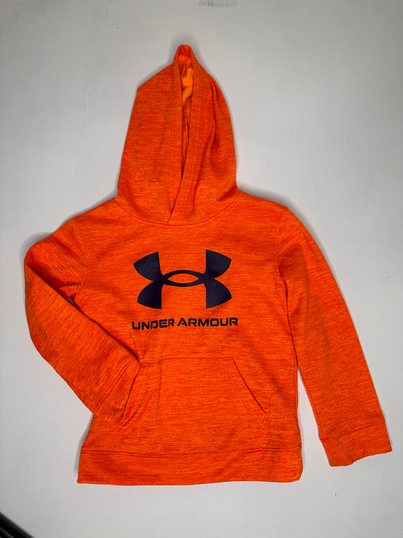 Under armour orange best sale hoodie