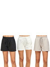 Textured Soft Shorts, 3 colors