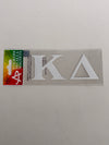 Letter Decal in White
