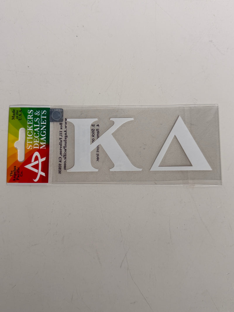 Letter Decal in White