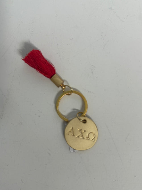 Gold Keychain with Tassel