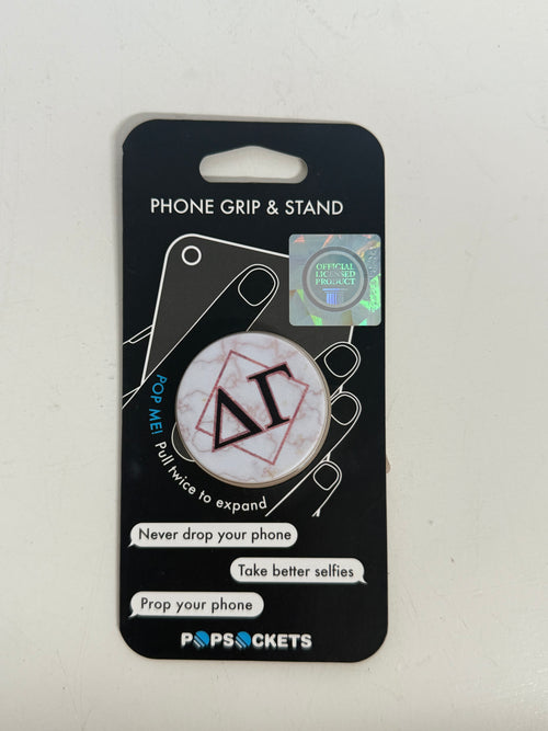 Phone Grip Marble with Letters