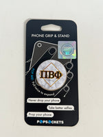 Phone Grip Marble with Letters