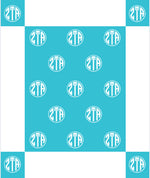 Greek Monogram Blanket