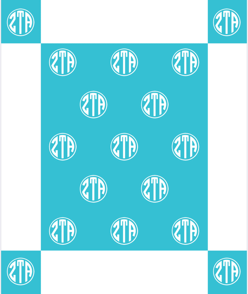 Greek Monogram Blanket