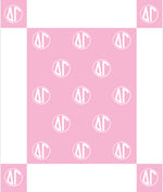 Greek Monogram Blanket