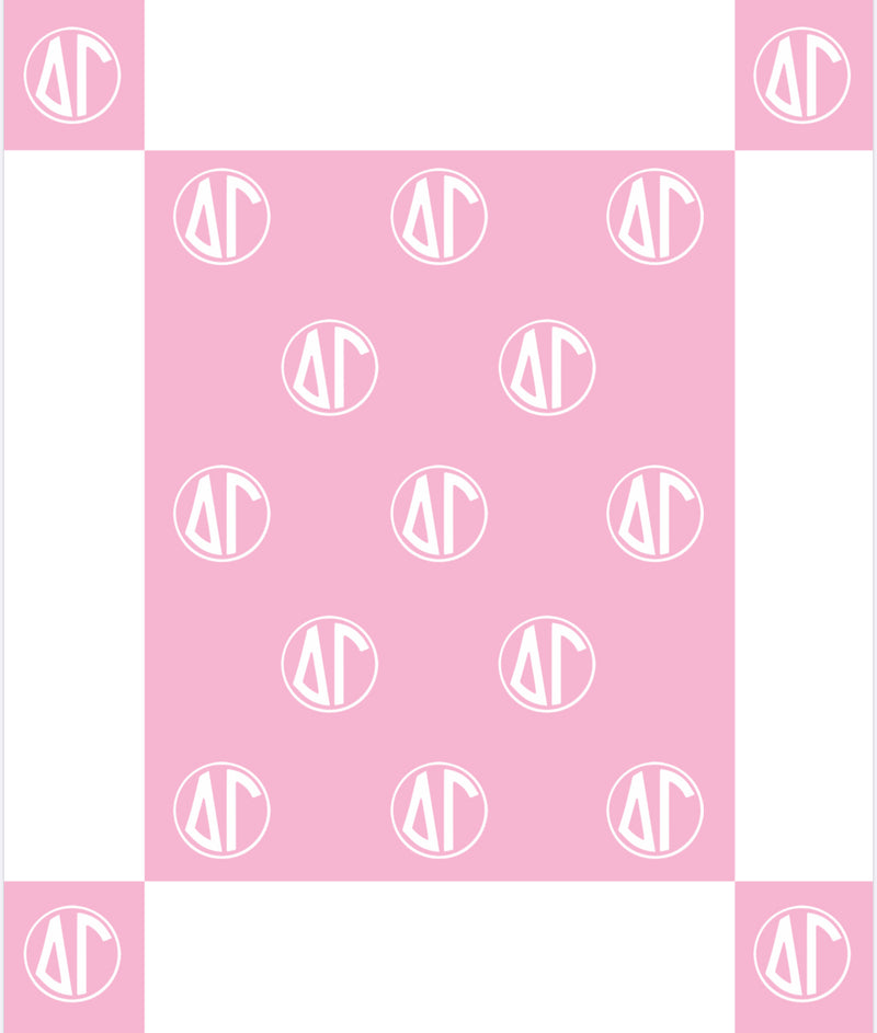 Greek Monogram Blanket