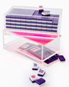 Mahjong Acrylic Box with Clear Lid
