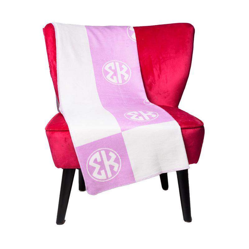 Greek Monogram Blanket