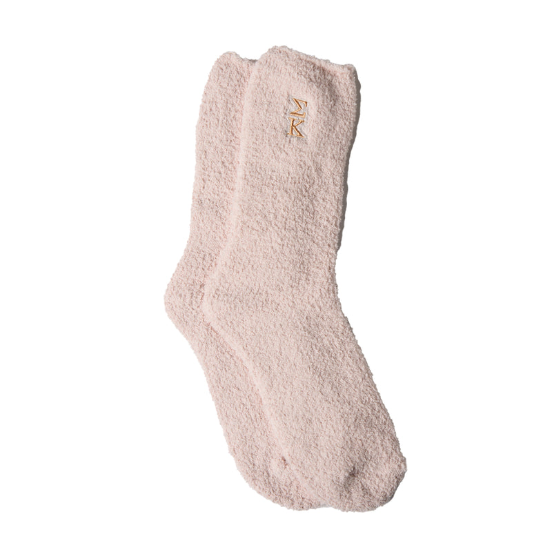 Greek Plush Socks