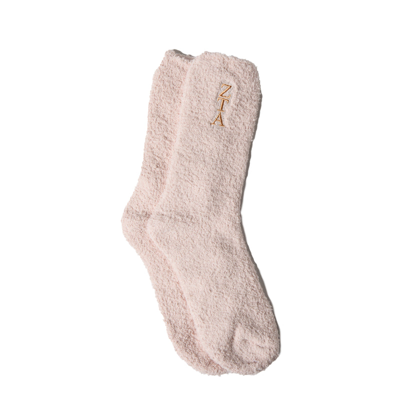 Greek Plush Socks