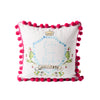 Greek Pom Pom Pillow