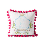 Greek Pom Pom Pillow