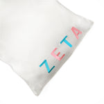 Embroidered Satin Pillowcase