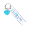 Acrylic Heart Keychain