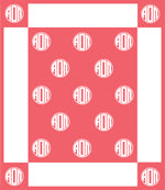 Greek Monogram Blanket