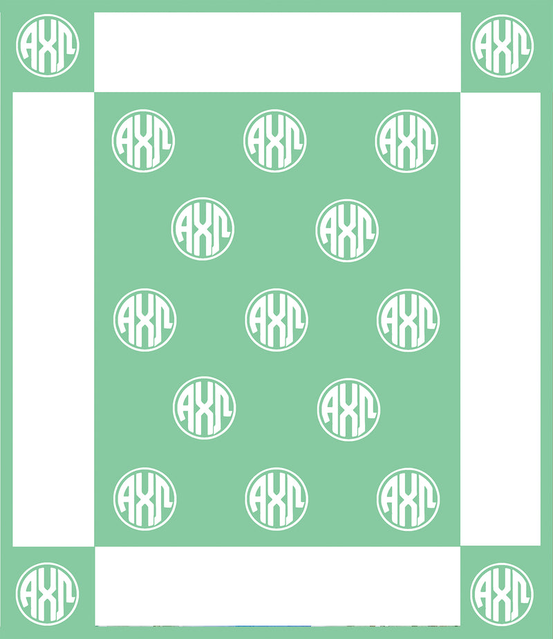 Greek Monogram Blanket