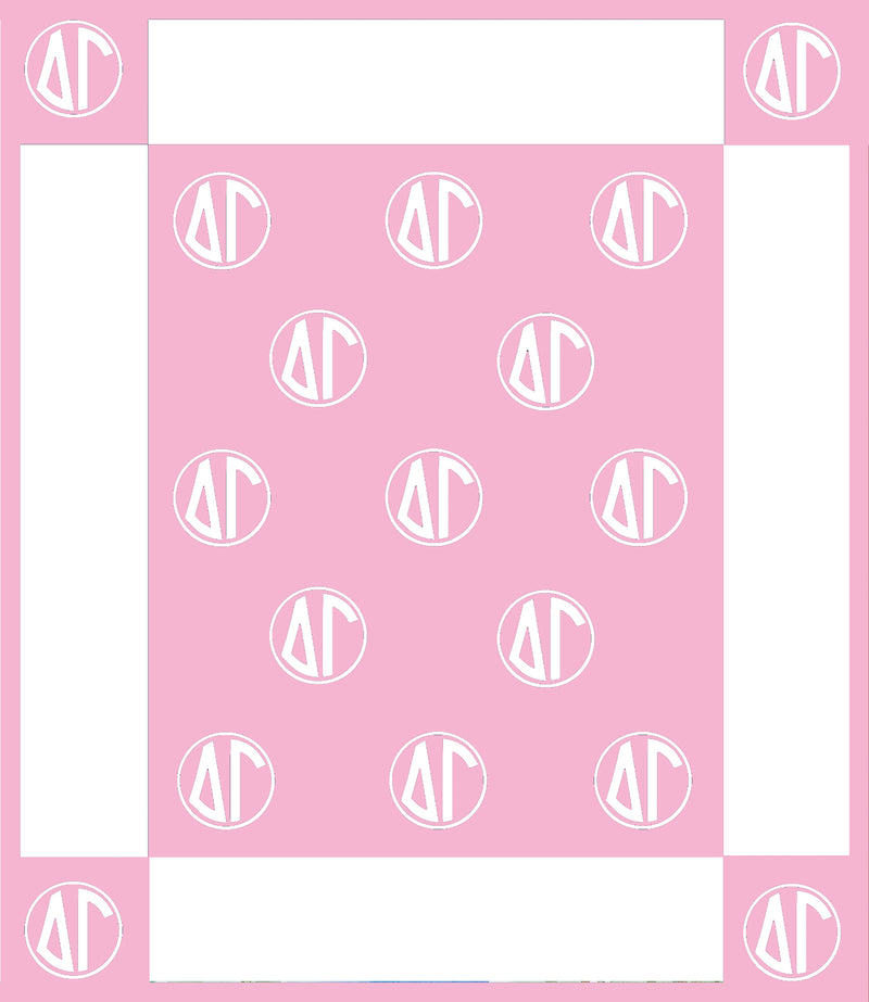 Greek Monogram Blanket