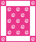 Greek Monogram Blanket