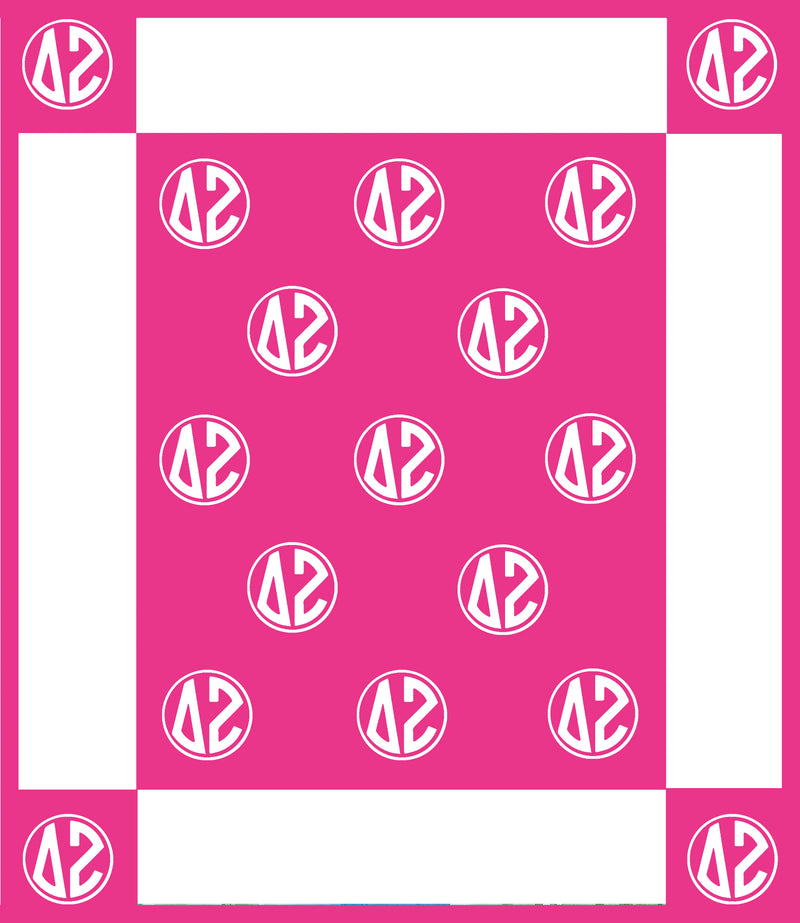 Greek Monogram Blanket