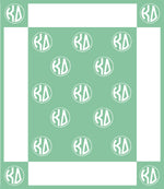 Greek Monogram Blanket