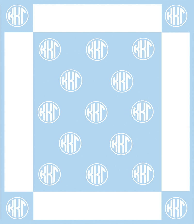 Greek Monogram Blanket