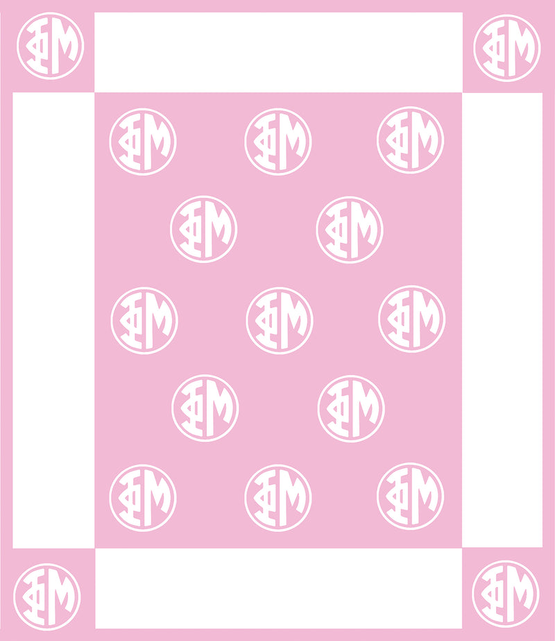 Greek Monogram Blanket