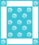 Greek Monogram Blanket