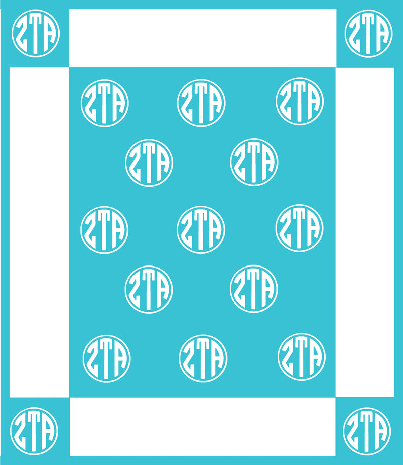 Greek Monogram Blanket